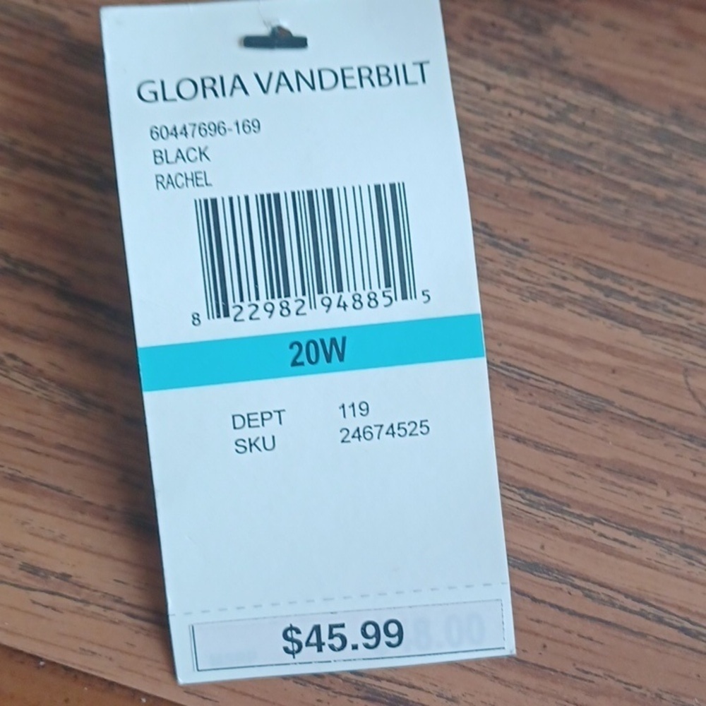 Gloria Vanderbilt Rachel Slimming Bermuda Shorts NWT, 20W, black - Picture 5 of 12
